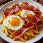 huevos rotos con jamón recetas